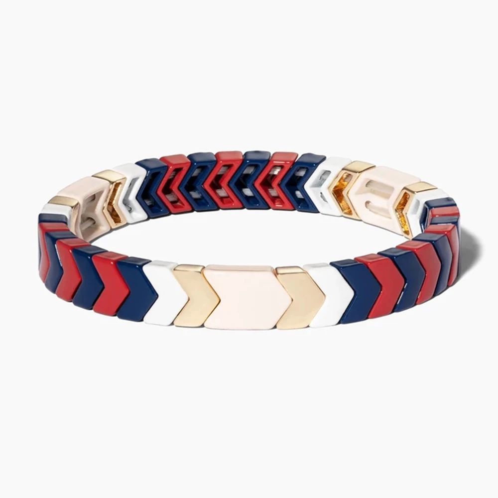 KELITCH эмалированный браслет из бисера Регулируемая цепочка ручной работы Boho