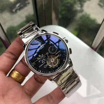 

Patek- Philippe- Datelog Series Ladies Men's Automatic Mechanical Watch Stainless Steel Waterproof Casual Watch Gift 1659 Orders