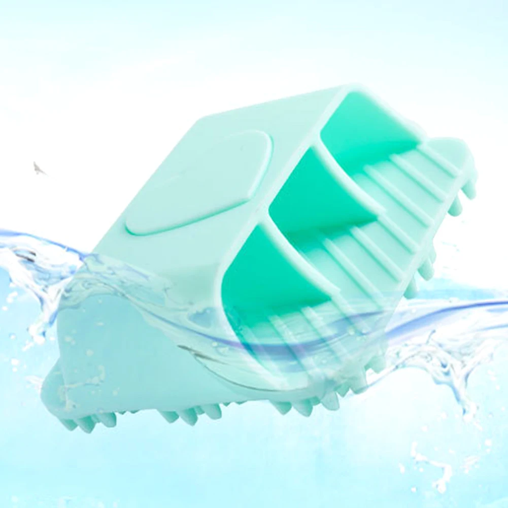 Ручной Мягкий Квадратный массажный гребень для мытья волос унисекс | Красота и