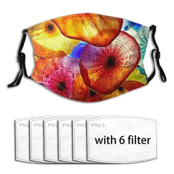 

Windproof Breathable PM2.5 Filter Masks The Mushroom Forest Carbon Filter Antibacterial Dust Proof Face Cover Anti-Pollution