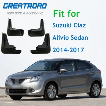 

Car Molded Mud Flaps For Suzuki Ciaz / Alivio Sedan 2014-2017 Mudflaps Splash Guards Mud Flap Mudguards Fender 2015 2016