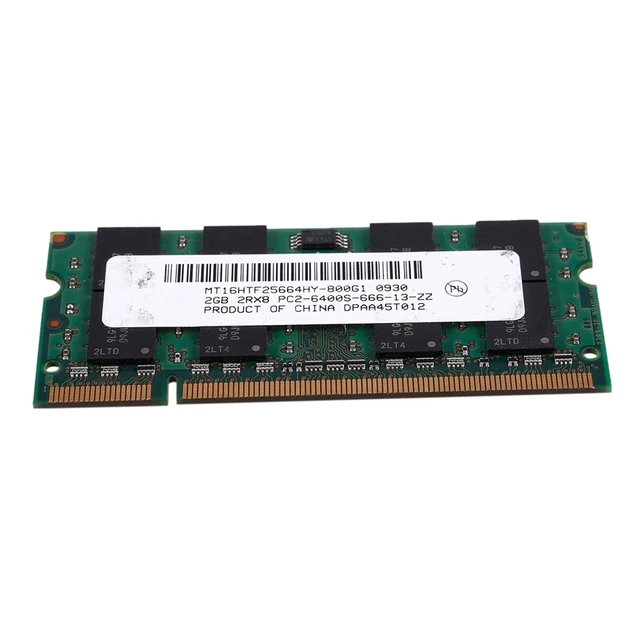 Letrista Enderezar Lo dudo 2GB DDR2 PC2-6400 800MHz 200Pin 1.8V Laptop Memory SO-DIMM Notebook RAM _ -  AliExpress Mobile