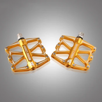 

Aluminum Alloy MTB Pedals Bike Bicycle Mountain Road Cycling 4 Bearing Parts
