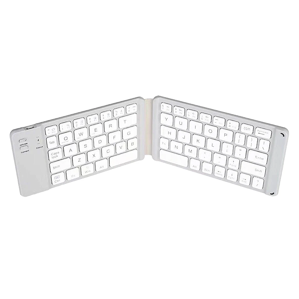 Portable Folding Mini Bluetooth Keyboard Foldable Wireless Keypad for iphone ipad android phone Tablet PC Laptop Keyboard