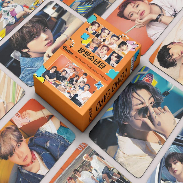 55PCS / Kpop Stray kids NO EASY Lomo Cards ATEEZ TXT TWICE NCT Bangtang Boys TXT ENHYPEN ITZY MAMAMOO Card album idol fan card butter