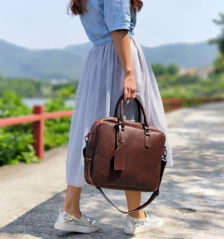 women leather briefcase  (1)