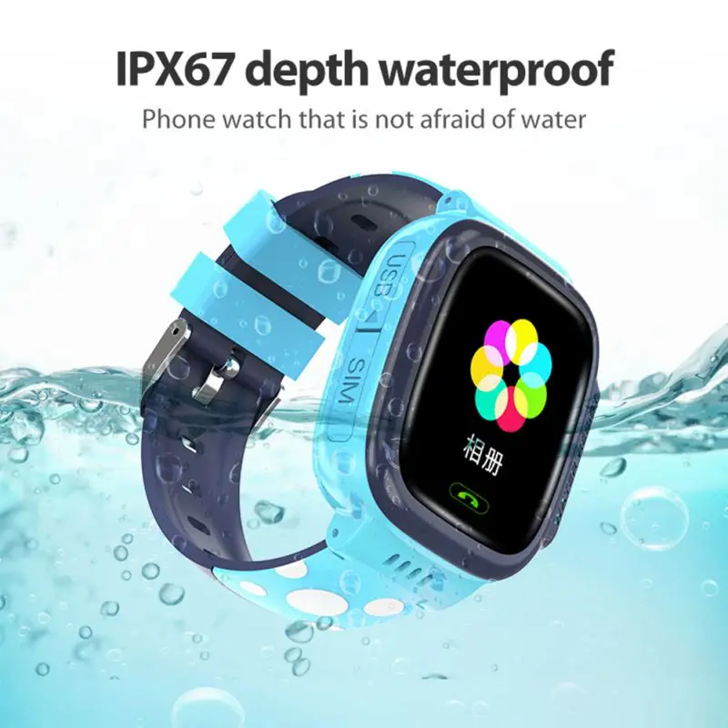 Kids Cute Smart Watch GPS Tracker Phone Waterproof Children Wrist Watch Smartwatch Girls Boys Birthday Gifts