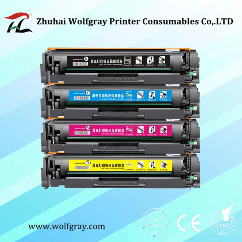 With chip Compatible for hp 203A CF540A 540a cf540 toner cartridge for HP LaserJe Pro M254nw M254dw MFP M281fdw M281fdn M280nw