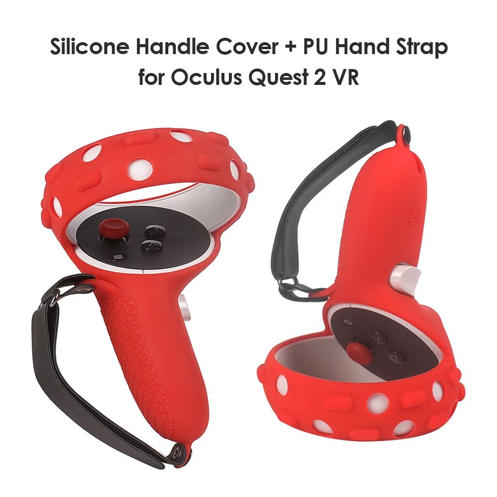 Protection-Cover 2-Vr-Accessories Quest2 Silicone Vr-Controller-Handle for Oculus Grip-Case