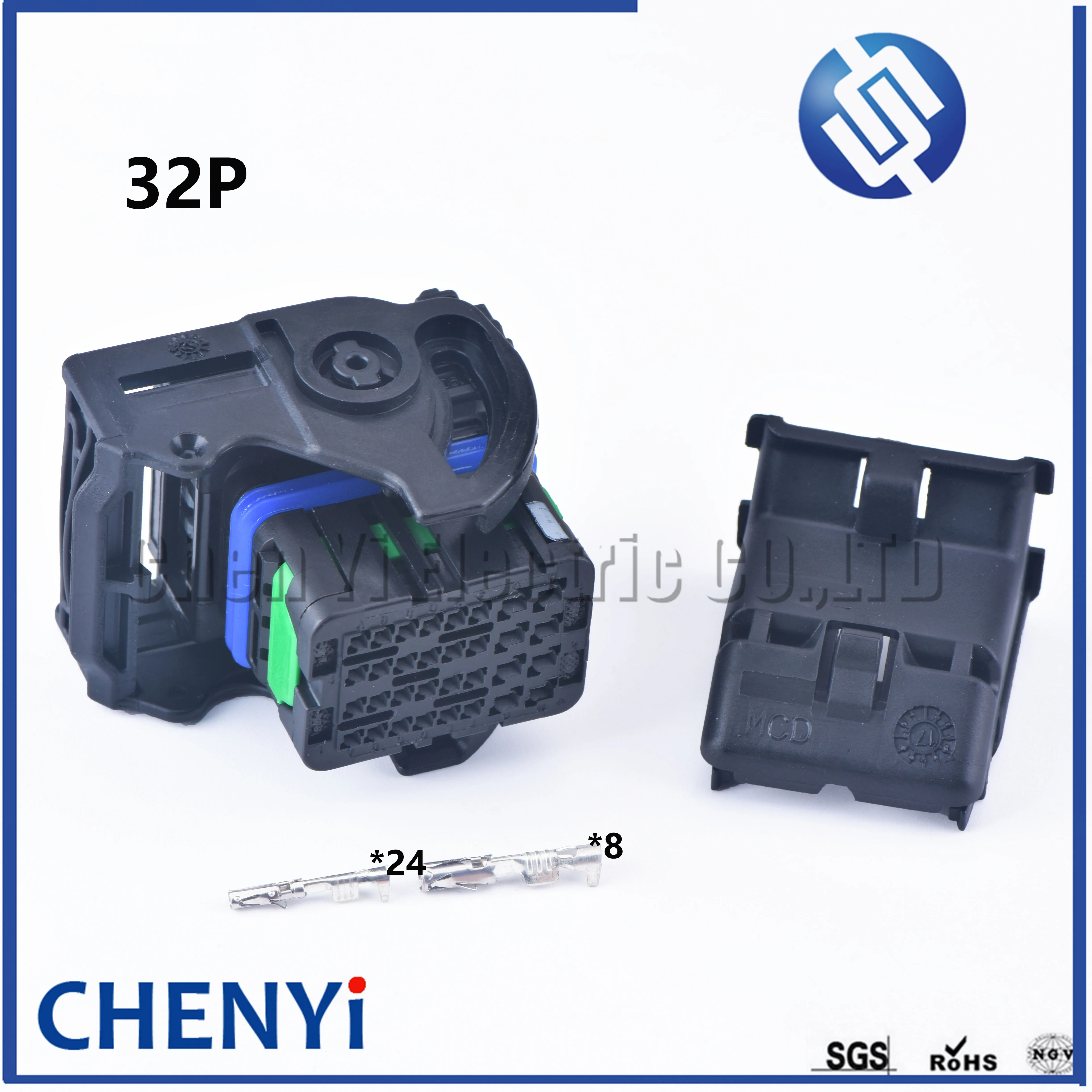 Conector Fêmea Automotivo de Molex Receptáculo do Cmc Fio do Ecu Caixas Pretas 32 Maneira do Pin 643193211 643191201 64319-1211
