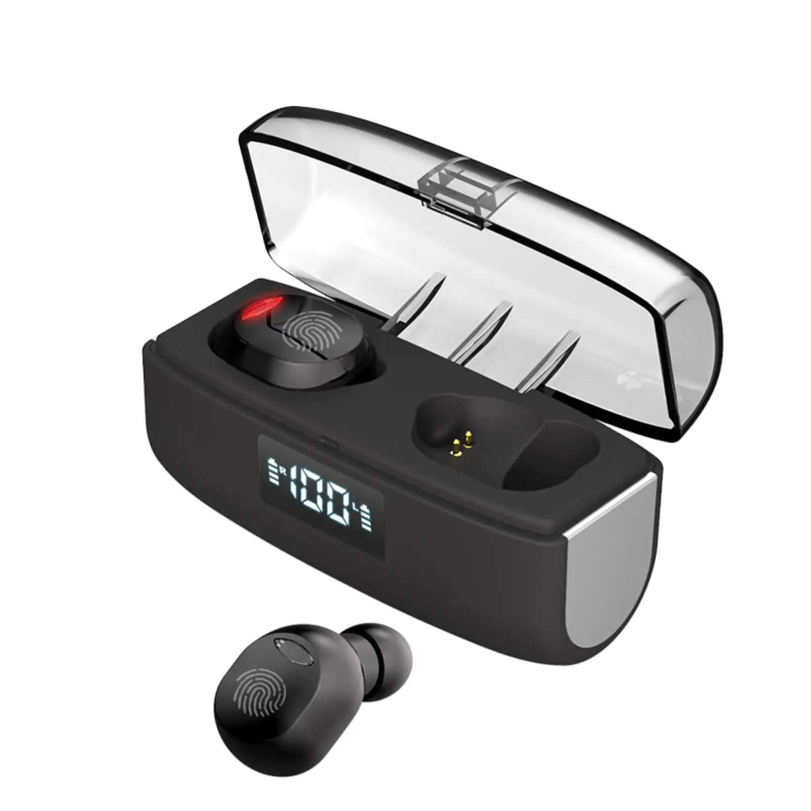 W12 Waterproof Noise Reducing Bluetooth V5 0 HiFi Wireless Headset Earphone