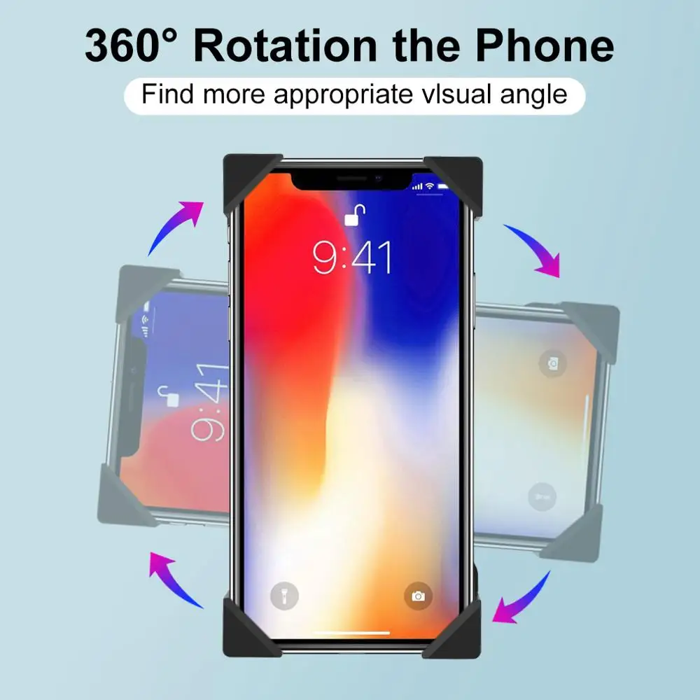Портативный держатель для телефона на 360 градусов для мотоцикла, USB зарядное устройство, держатель для сотового телефона, держатель для телефона для велосипеда, E-bike, держатель для телефона для iPhone, Xiaomi