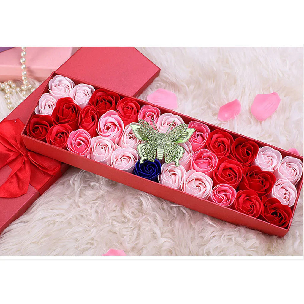 День Святого Валентина DIY мыло цветок подарок Роза коробка свадебный дом фестиваль подарок для семьи Новое поступление Лидер продаж
