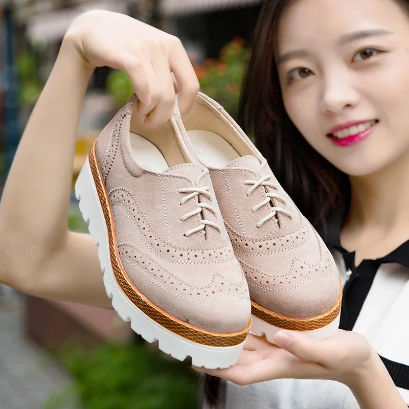 

Hot Selling Large Size Shoes 2020 Spring New Style Casual Shoes Gold Powder Embossed Bullock WOMEN'S Shoes