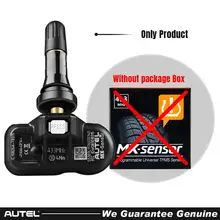 Autel MX-sensor TPMS 433 МГц резиновый датчик давления в шинах универсальный программатор для TPMS программируемый