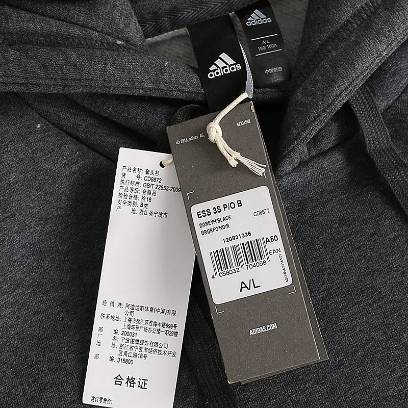 Новое поступление, пуховик ESS 3S PO B, мужской, для бега, Jas, спортивный, Kleding, ветрозащитные толстовки, CD8672