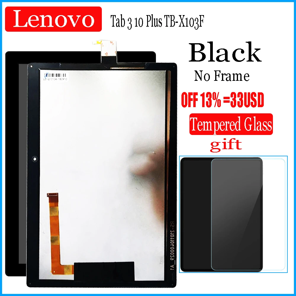 10.1inch Touch screen Digitizer Assembly LCD Display For Lenovo Tab 3 10 Plus TB-X103F TB-X103 TB X103F TB X103 Screen Panel