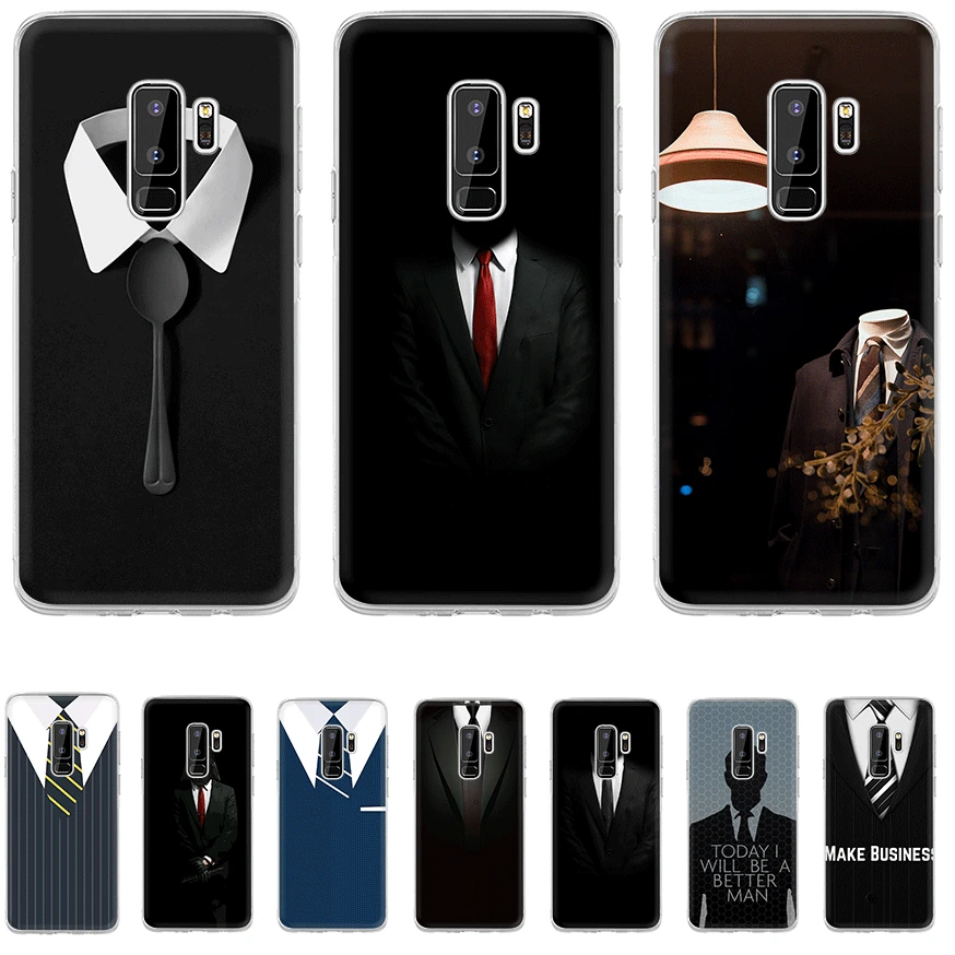 

Mobile Phone Case For Samsung Galaxy J1 J2 J3 J5 J7 Hard Cover Men's Shirt Tie Lines Shell Protection