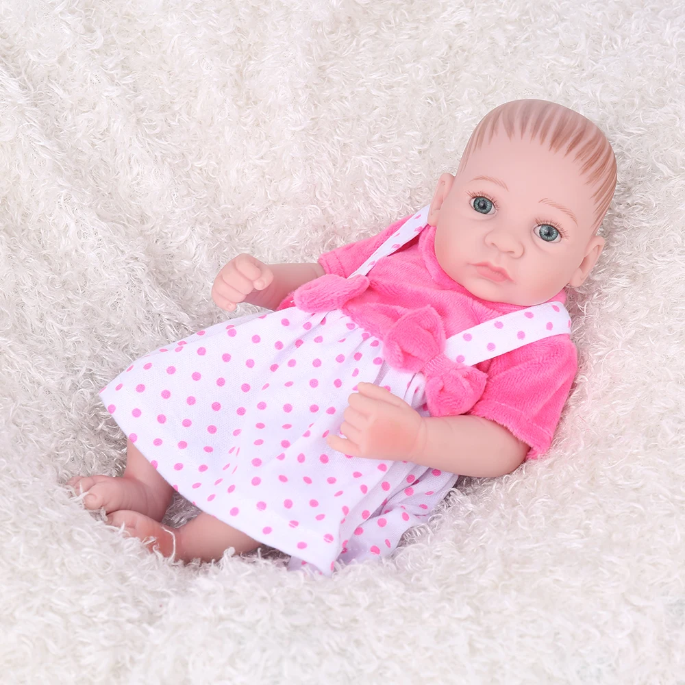 10 дюймов 28 см полностью виниловый силиконовый Reborn Baby милые куклы живые настоящие куклы для купания маленьких детей водонепроницаемые игрушки на день рождения подарки на Рождество