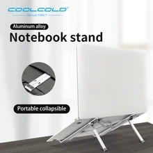 COOLCOLD подставка для ноутбука регулируемый по высоте алюминий Подставка для ноутбука портативный Эргономичный ноутбук до 17 дюймов для MacBook Air Pro