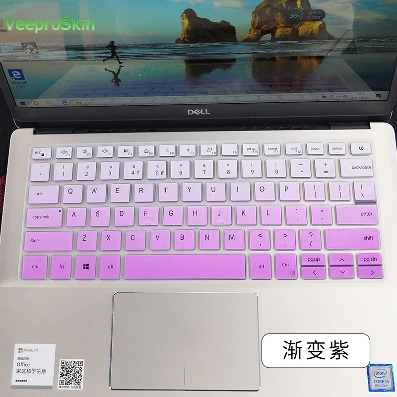 Силиконовая клавиатура для ноутбука Защитная крышка для Dell Latitude 3300 3301 Dell Inspiron 14 5490 7490 7391 5498 5493 5493 5498