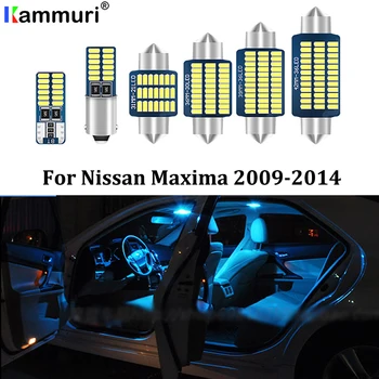 

KAMMURI 16Pcs Error Free White LED Car Interior Light Package Kit For 2009-2014 Nissan Maxima LED Interior Lights