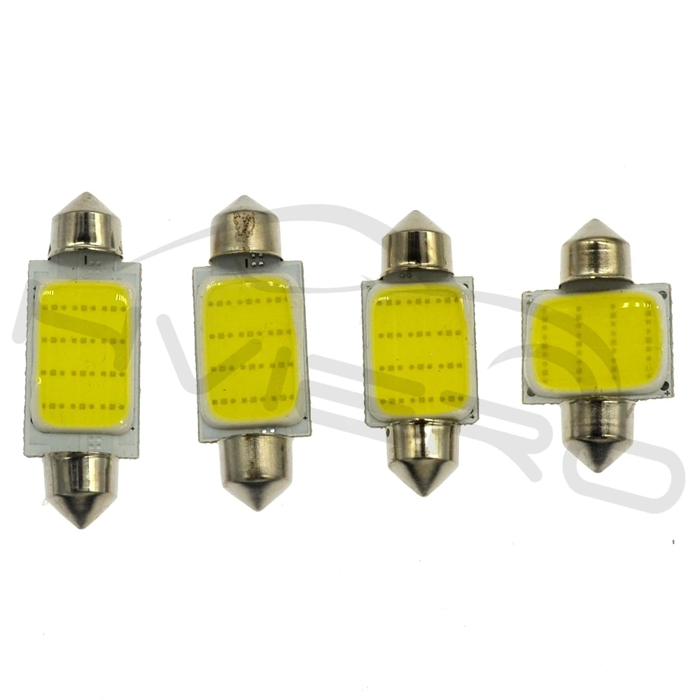 Hviero 12SMD White Cob Festoon Dome Lights Reading Lamp 31mm 36mm 39mm 42mm 3w Car Led  Interior Lights Bulbs Interior DC 12v