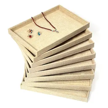 

Jewelry Display Board Multi-function Tray Storage Retro Watches Earrings Brooch Bracelets Container Jewelry Storage Board