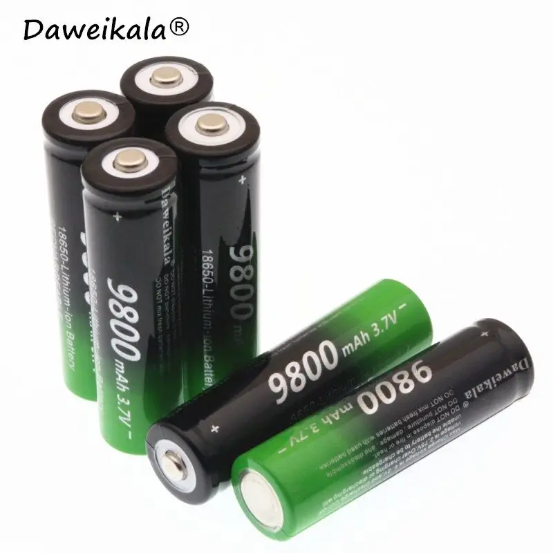 Daweikala 2019 новые высококачественные 9800 мАч 3 7 в 18650 литий-ионные аккумуляторы