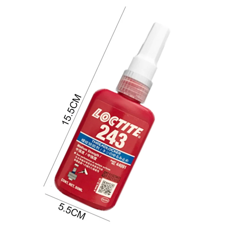 Threadlocker anaerobic adhesive loctite 243 with medium strength