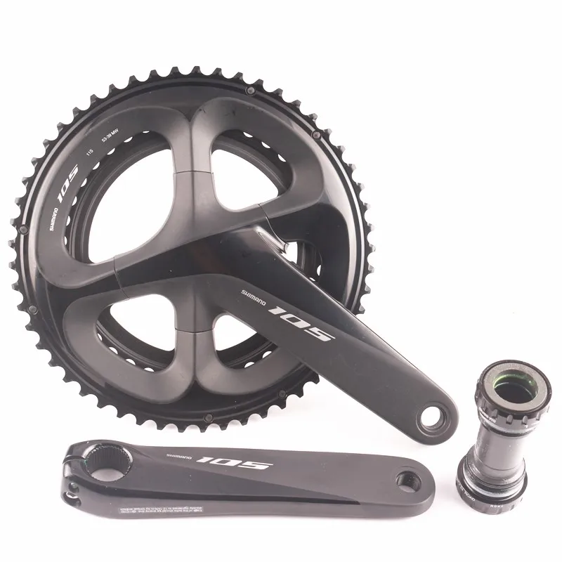 Koop SHIMANO 105 R7000 2X11 speed TRP Disc Brak groepset racefiets fiets 170 172.5mm TRP Mechanische falt mount of post mount Disc
