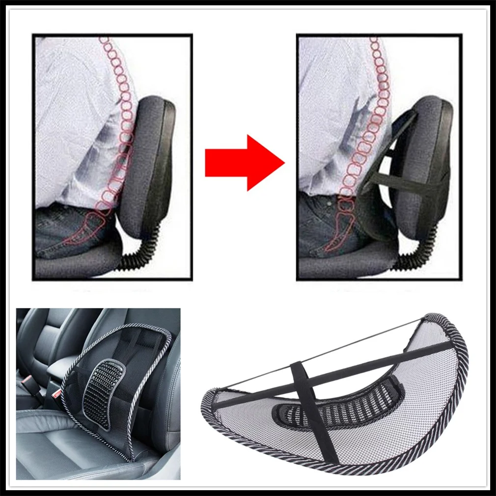 Автомобильное сиденье офисная подушка на спинку стула сетка рельефная для Fiat Punto Palio Uno Idea Bravo Sedici Grande Tipo Qubo Panda Mobi