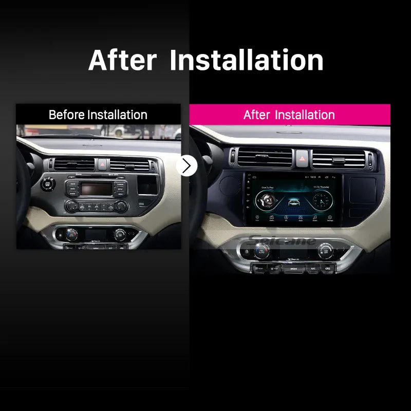Seicane Авто Android gps радио автомобиля стерео " Bluetooth аудио для Kia Rio 2012 левый руль 2DIN мультимедиа Автомобильный плеер