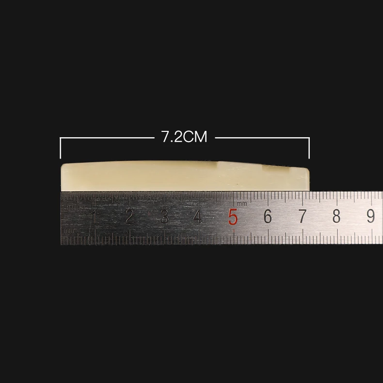 Guitar Bridge Guitar Nut 10x Guitar Unbleached Bone Saddle Compensated Luthier Nut Bridge 72x3x9mm