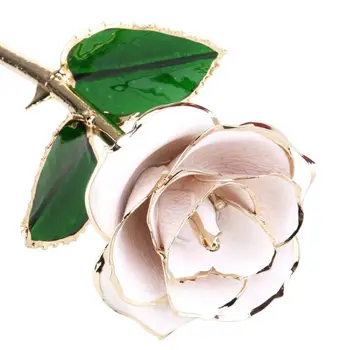 

Gilded Roses For Valentine Simulation Gold Leaf Eternal Flower With Gift Box