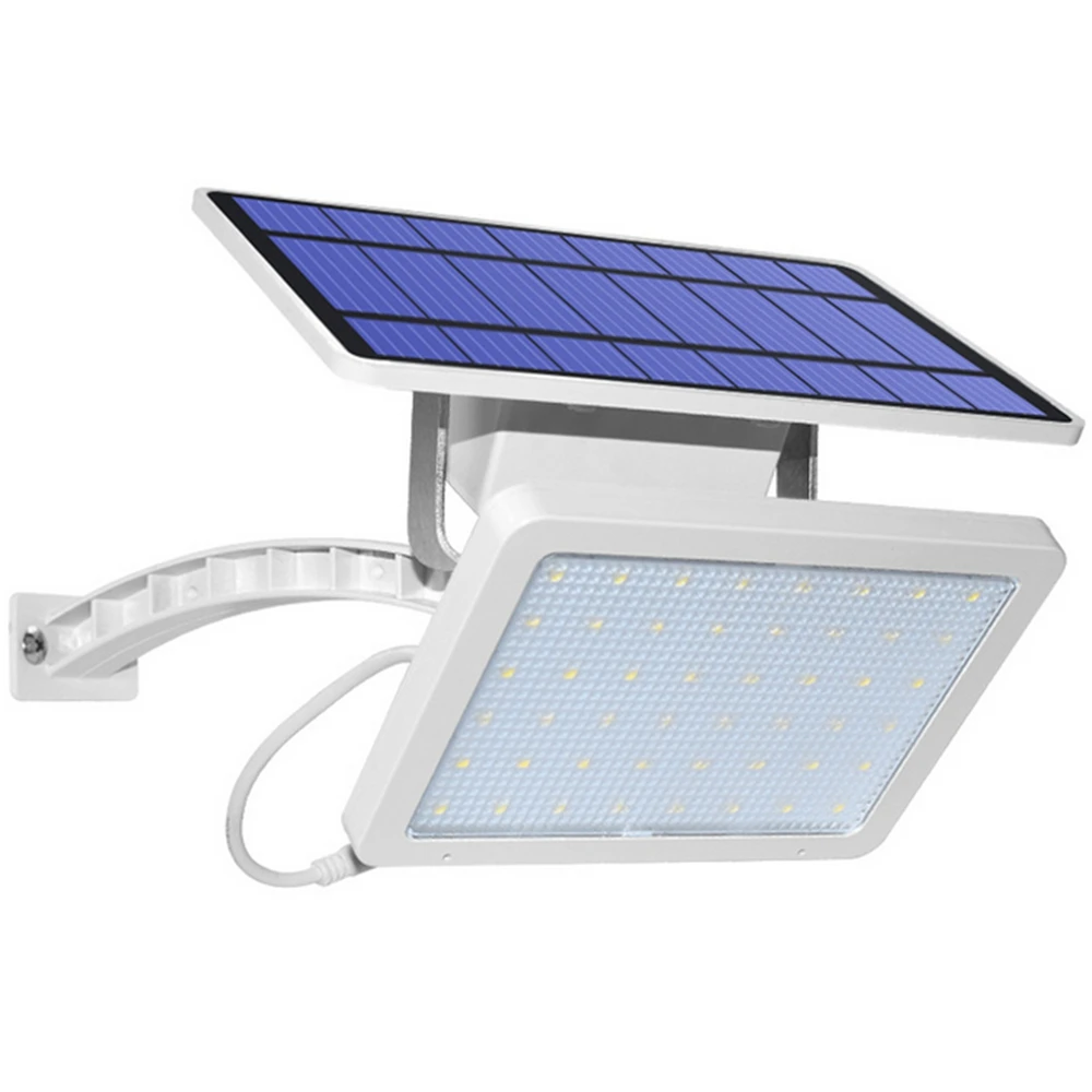 

LED Solar Light Solar Panel LED Light Sensor Wall Street Lamp Adjustable Floodlight Waterproof for Outdoor Lawn Garden Yard
