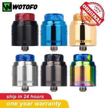 

Original Wotofo Recurve dual 24mm RDA Vape Tank Vaporizer Atomizer 510 thread electronic cigarettes VS Recurve RDA