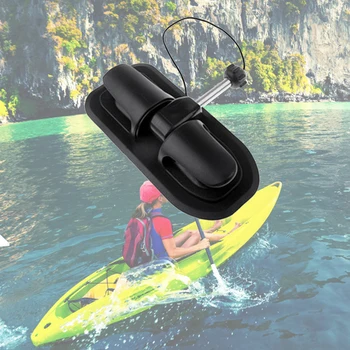 

2pcs Canoe Mount Kayak Paddle Clip Fishing Universal Replacement Parts Watercraft Boat Accessories Black Practical Durable