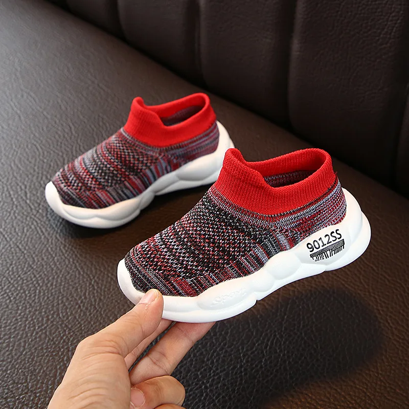 

2019 0 to 3 years old breathable baby sports shoes non-slip soft newborn prewalker boys and girls non-slip running casual shoes