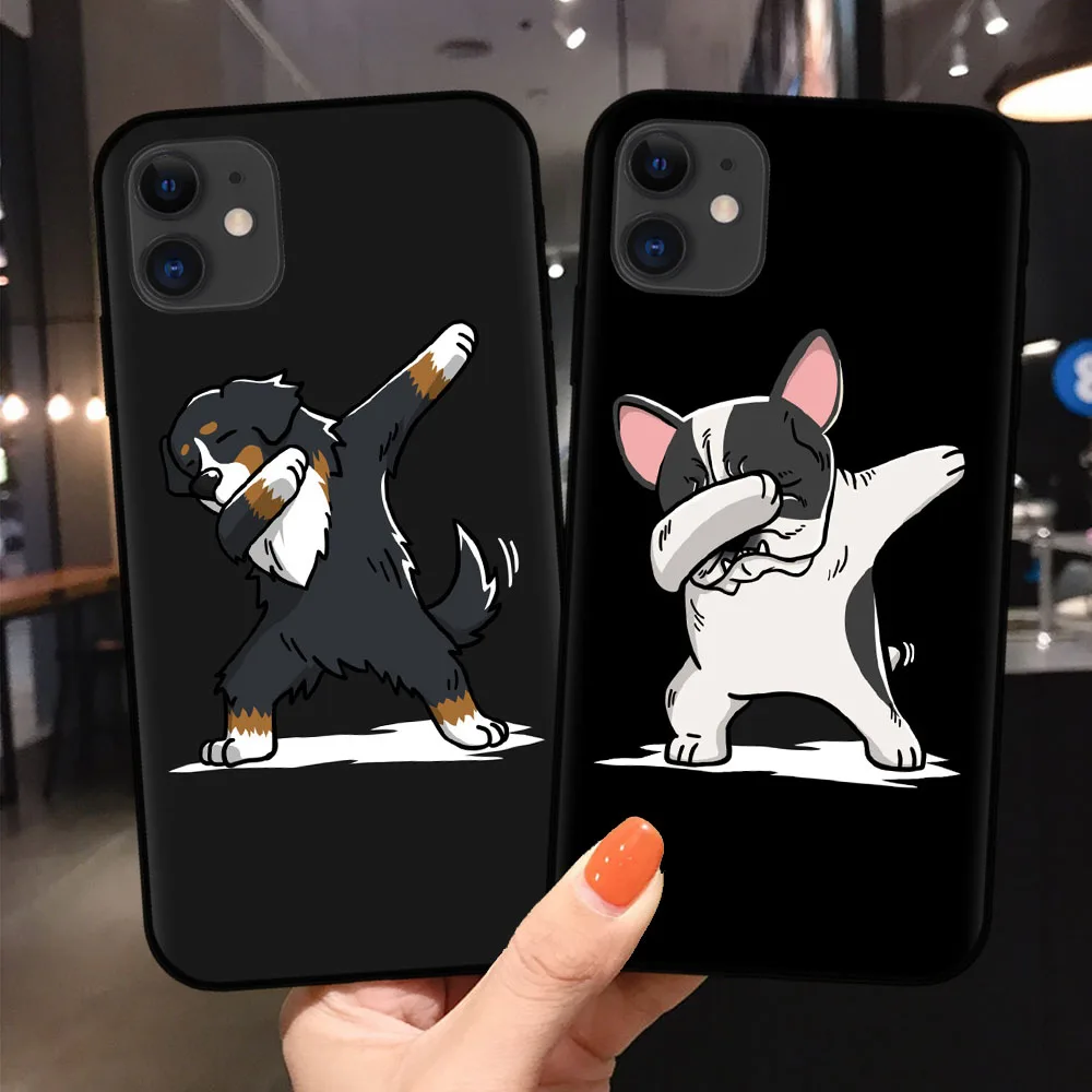 Симпатичный чехол для iPhone 11 Pro 5 дюймов телефона 6 6S 7 8 Plus X XS Max мультяшная собака