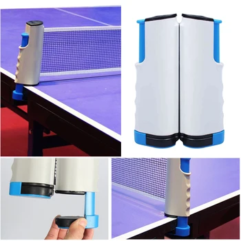 

1.7M Table Tennis Net Rack PE Portable Retractable Extendable Ping Pong Mesh Stand Training Competition Accessories