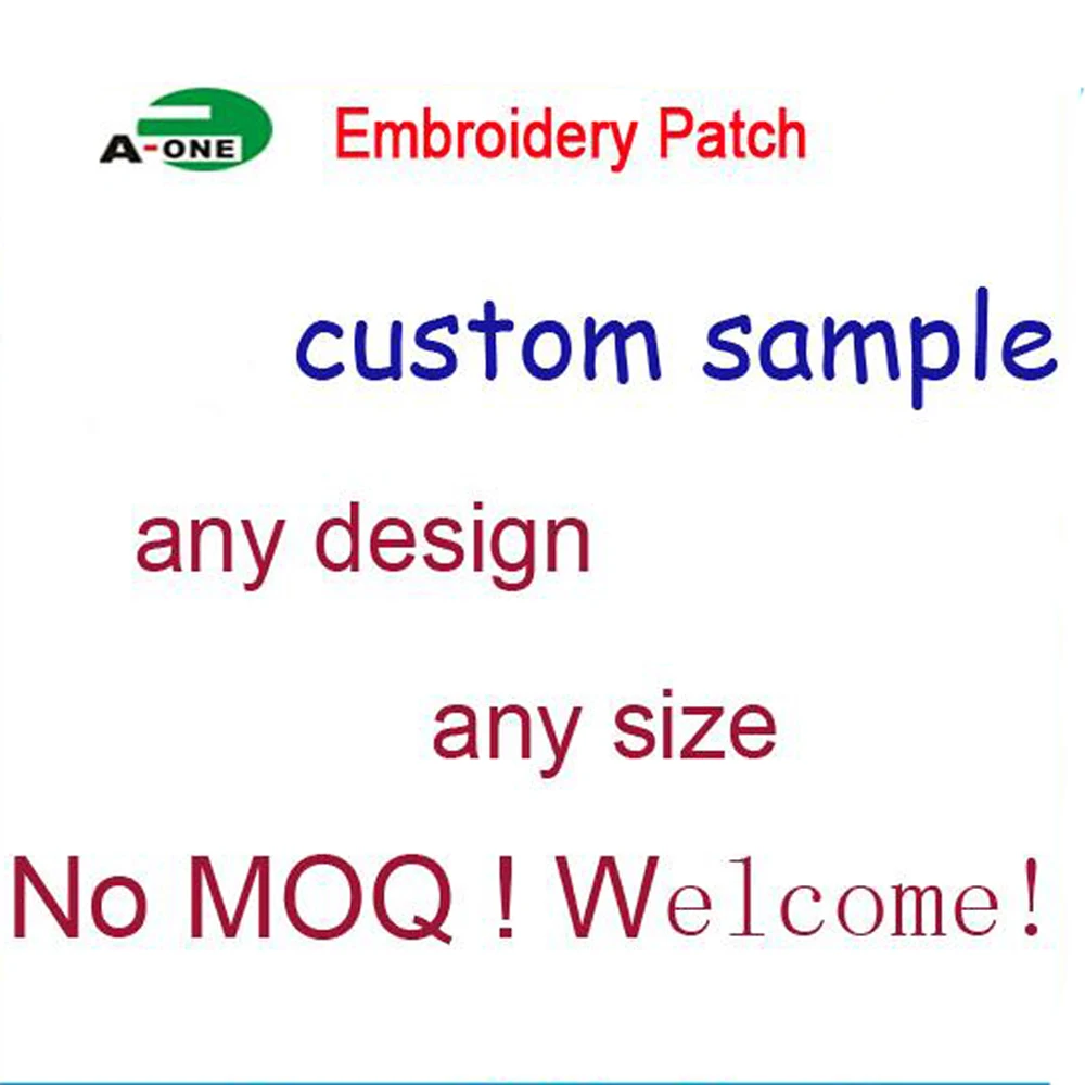

All kinds of computer embroidery to customize clothes decoration accessories