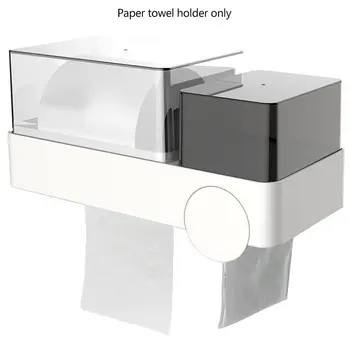

Toilet Paper Holder Wall Mounted Paper Towel Shelf Bathroom Tissue Box Stand Kitchen Towel Dispenser Paper Roll Tray Storage Box