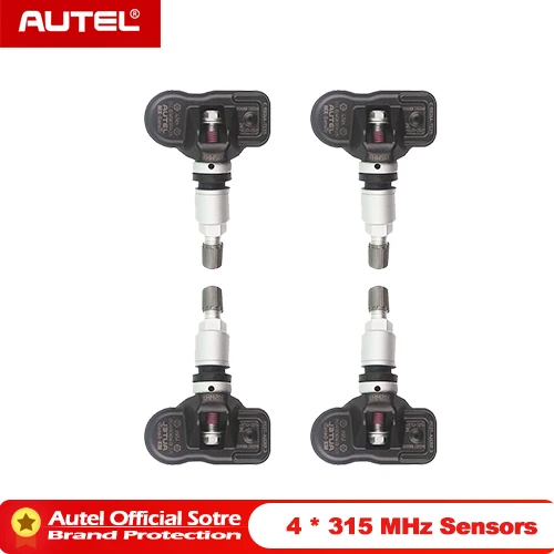 Новые autel MaxiTPMS PAD TPMS сенсор Программирование аксессуар устройства и autel 2 в 1 mx-сенсор 433 МГц 315 МГц Универсальный программист - Цвет: 4 X 315MHZ