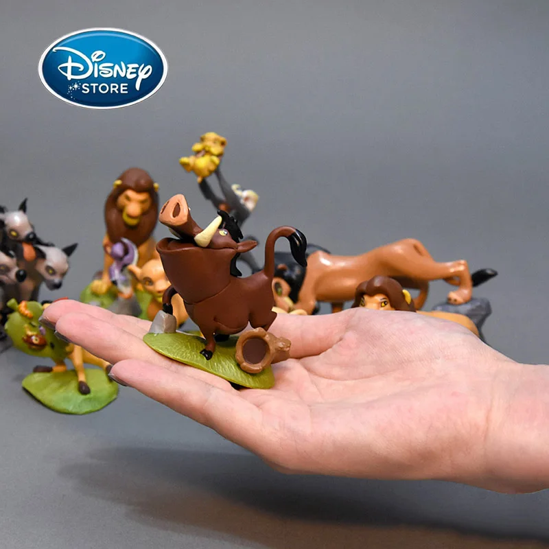 Модель модели Disney 9 шт./компл. из ПВХ Король Лев Симба Пемба экшн фигурка
