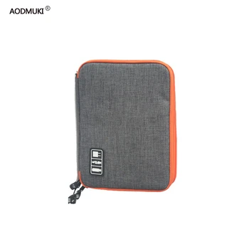 

Waterproof 2 Layer USB Cable Storage Bag Electronic Organizer Digital Gadget Case Travel Cellphone Charge Mobile Charger Holder