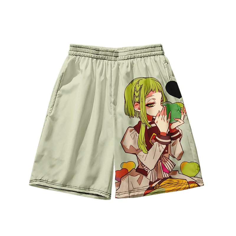 

kimono shorts Toilet-bound Hanako-kun 3d full printed unisex men hip hop streetwear Elastic Waist women casual shorts pants