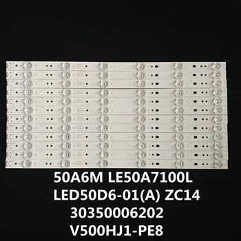 

LED Backlight strip 6 lamp for Haier 50"TV 50A6M LE50A7100L LED50D6-01(A) ZC14 30350006202 V500HJ1-PE8