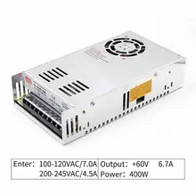 Fuente de alimentación Led de 60V y 6A, fuente de alimentación conmutada, adaptador de transformador de iluminación