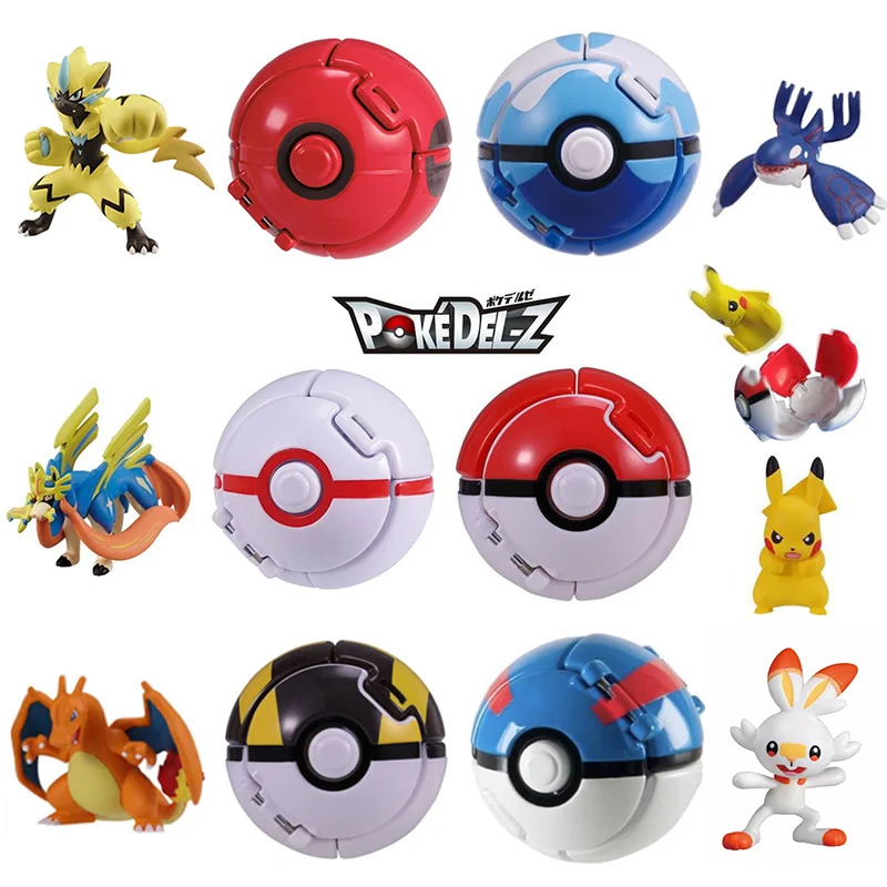 Anime Figure Hot Cartoon Pokemon Pikachu Charizard Kyogre Zeraora Spada E Scudo Pokemon Figure Anime Giocattoli Per Bambole Regalo Per Bambini
